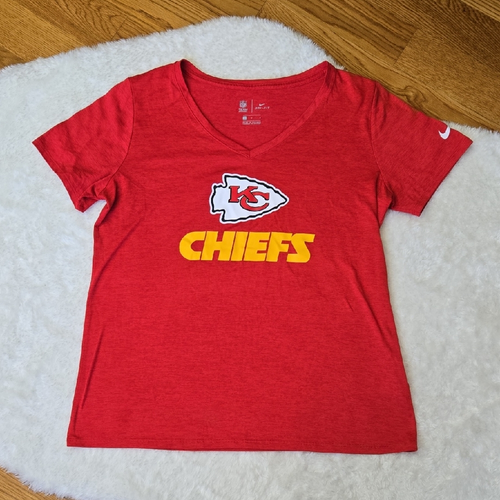 Nike Kansas City Chiefs Shirt, Womens Large